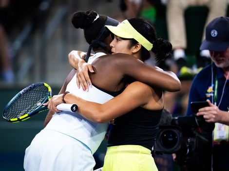 Alexandra Eala and Coco Gauff, Indian Wells 2026