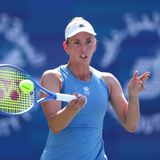 Elise Mertens, 2026 Dubai R1 (Getty)